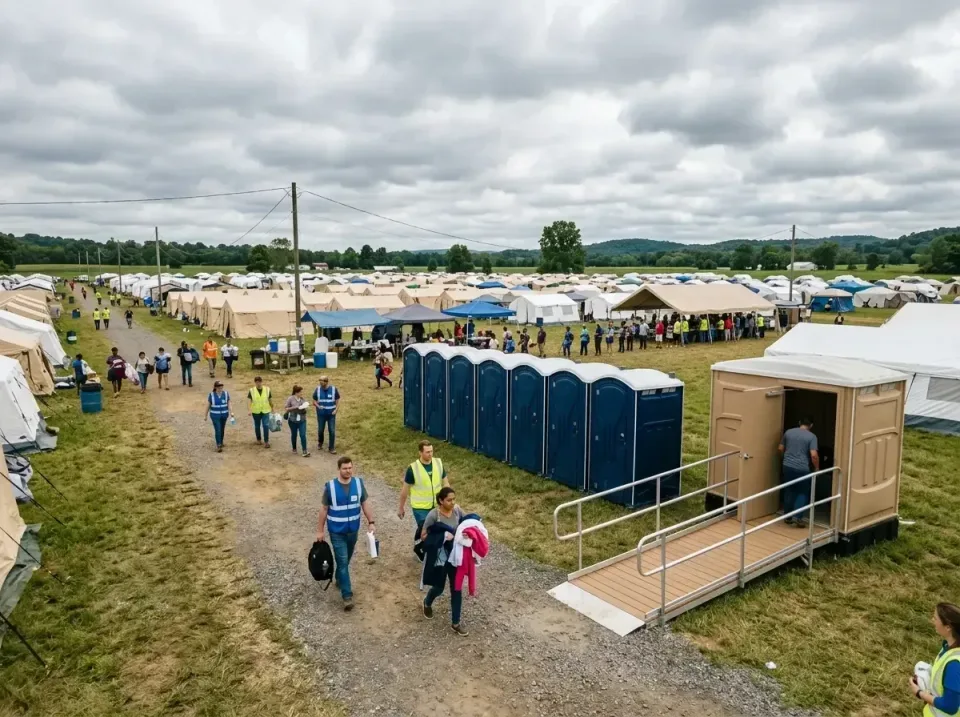 disaster-relief-camp-restrooms-010 — frequently asked questions, Dumpster & Portable Bathrooms Rental in Flowood, MS
